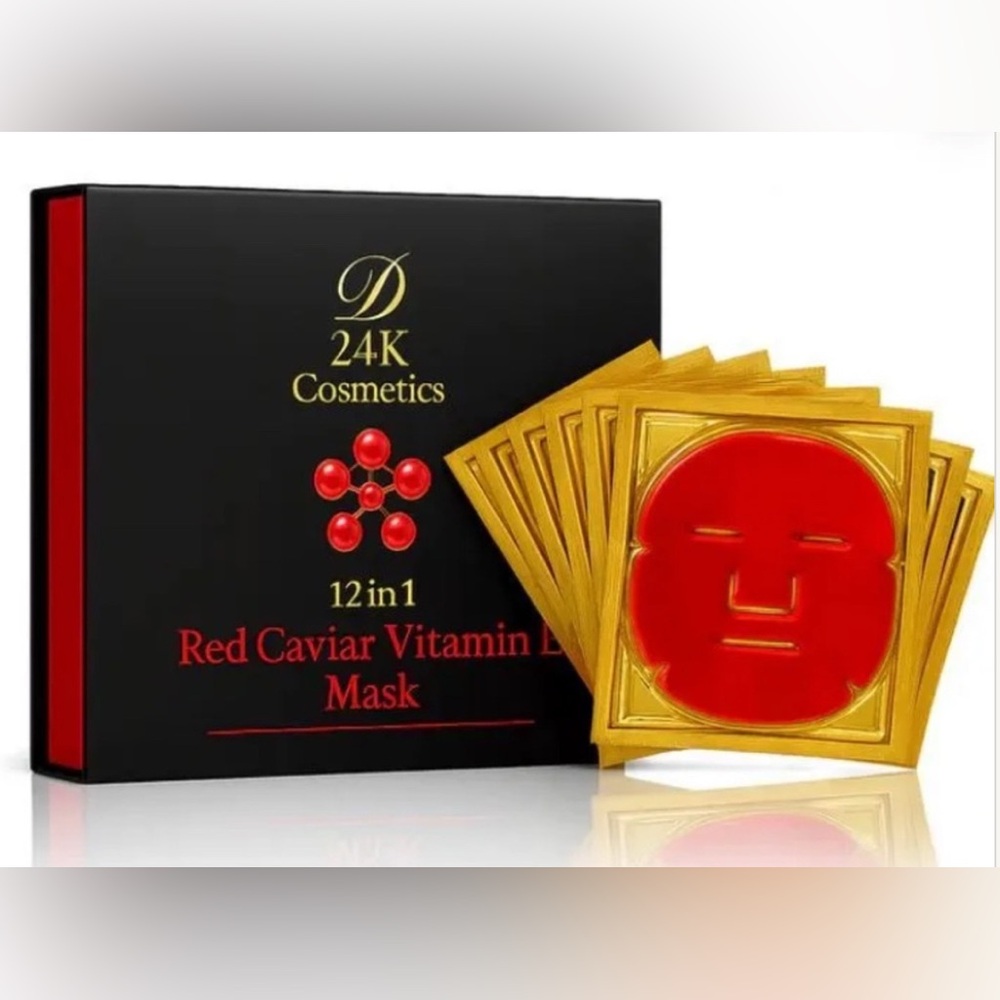 Red Caviar Vitamin E Gel Mask-D24K Cosmetics
NEW SEALED INBOX!